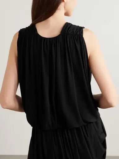 ESSE Studios Solina Cape-effect Draped Satin-jersey Top | Thumbnail 3 ESSE Studios Solina Cape-effect Draped Satin-jersey Top | Thumbnail 3