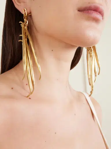 Jacquemus Les Boucles Haricots Gold-tone Earrings | Thumbnail 2 Jacquemus Les Boucles Haricots Gold-tone Earrings | Thumbnail 2