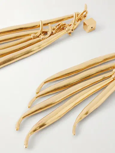 Jacquemus Les Boucles Haricots Gold-tone Earrings | Thumbnail 3 Jacquemus Les Boucles Haricots Gold-tone Earrings | Thumbnail 3