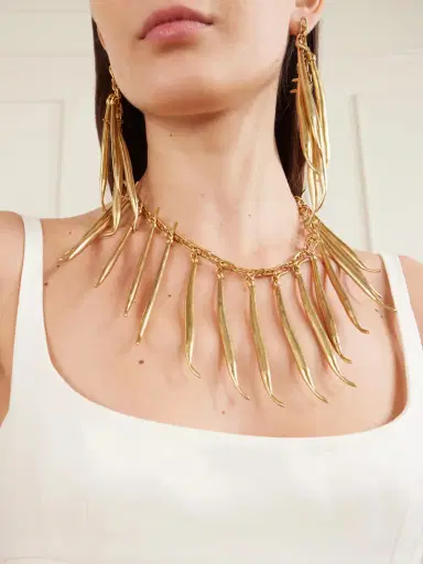 Jacquemus Les Boucles Haricots Gold-tone Earrings | Thumbnail 4 Jacquemus Les Boucles Haricots Gold-tone Earrings | Thumbnail 4