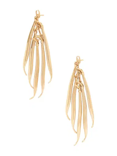 Jacquemus Les Boucles Haricots Gold-tone Earrings | Thumbnail 1 Jacquemus Les Boucles Haricots Gold-tone Earrings | Thumbnail 1