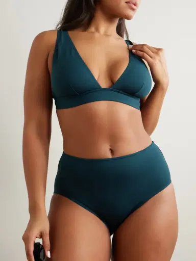Eres Les Essentiels Chrome Triangle Bikini Top | Thumbnail 2 Eres Les Essentiels Chrome Triangle Bikini Top | Thumbnail 2