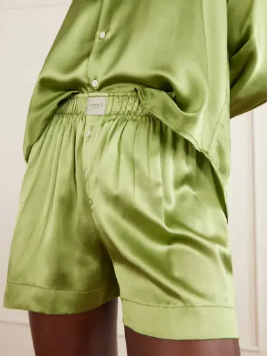 Comme Si Silk-charmeuse Shorts | Thumbnail 4 Comme Si Silk-charmeuse Shorts | Thumbnail 4