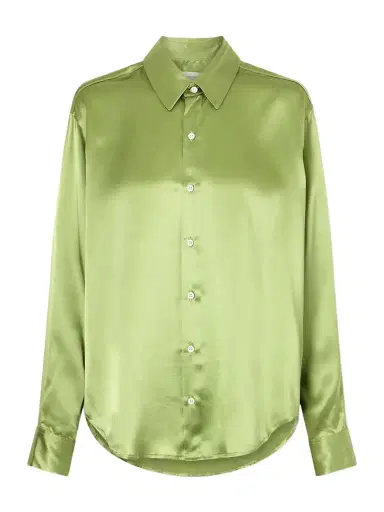 Comme Si La Classica Silk-charmeuse Shirt | Thumbnail 1 Comme Si La Classica Silk-charmeuse Shirt | Thumbnail 1