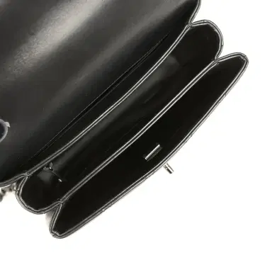 Chanel Chanel Medium Trendy CC Top Handle Flap So Bag Black Lambskin Black Hardware | Thumbnail 9 Chanel Chanel Medium Trendy CC Top Handle Flap So Bag Black Lambskin Black Hardware | Thumbnail 9
