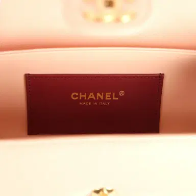 Chanel Chanel Preppy Coco Bowling Bag Light Pink Shiny Caviar Brushed Gold Hardware | Thumbnail 9 Chanel Chanel Preppy Coco Bowling Bag Light Pink Shiny Caviar Brushed Gold Hardware | Thumbnail 9