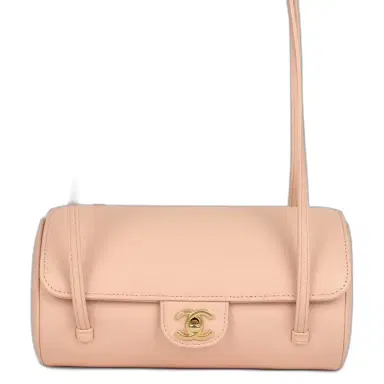 Chanel Chanel Preppy Coco Bowling Bag Light Pink Shiny Caviar Brushed Gold Hardware | Thumbnail 1 Chanel Chanel Preppy Coco Bowling Bag Light Pink Shiny Caviar Brushed Gold Hardware | Thumbnail 1