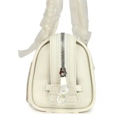 goyard Goyard Goyardine Canvas Bonbonnière Bag White Chevroches Calfskin Palladium Hardware | Thumbnail 5 goyard Goyard Goyardine Canvas Bonbonnière Bag White Chevroches Calfskin Palladium Hardware | Thumbnail 5
