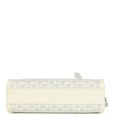 goyard Goyard Goyardine Canvas Bonbonnière Bag White Chevroches Calfskin Palladium Hardware | Thumbnail 7 goyard Goyard Goyardine Canvas Bonbonnière Bag White Chevroches Calfskin Palladium Hardware | Thumbnail 7