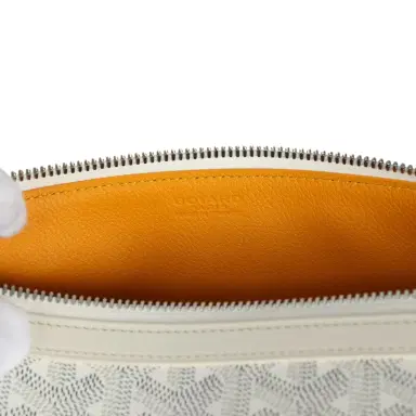 goyard Goyard Goyardine Canvas Bonbonnière Bag White Chevroches Calfskin Palladium Hardware | Thumbnail 9 goyard Goyard Goyardine Canvas Bonbonnière Bag White Chevroches Calfskin Palladium Hardware | Thumbnail 9