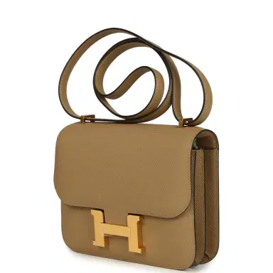 HERMÈS Hermes Constance 18 Poussiere Epsom Gold Hardware | Thumbnail 3 HERMÈS Hermes Constance 18 Poussiere Epsom Gold Hardware | Thumbnail 3