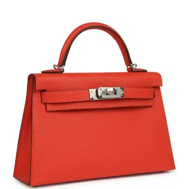 HERMÈS Hermes Kelly Sellier 20 Capucine Epsom Palladium Hardware | Thumbnail 2 HERMÈS Hermes Kelly Sellier 20 Capucine Epsom Palladium Hardware | Thumbnail 2
