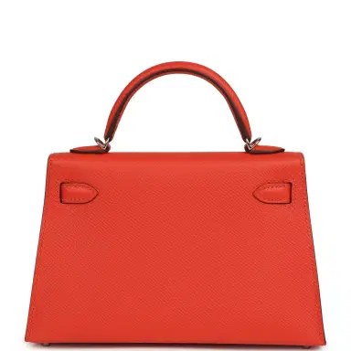 HERMÈS Hermes Kelly Sellier 20 Capucine Epsom Palladium Hardware | Thumbnail 4 HERMÈS Hermes Kelly Sellier 20 Capucine Epsom Palladium Hardware | Thumbnail 4