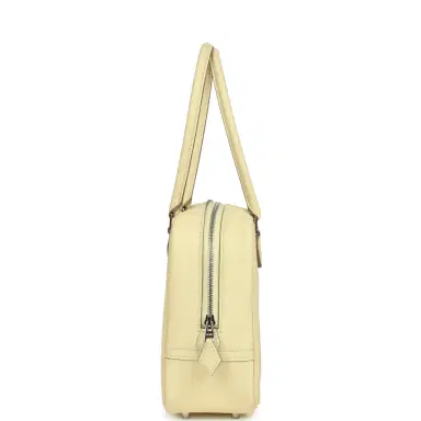 HERMÈS Hermes Mini Plume 21 Bag Jaune Milton Swift Palladium Hardware | Thumbnail 3 HERMÈS Hermes Mini Plume 21 Bag Jaune Milton Swift Palladium Hardware | Thumbnail 3