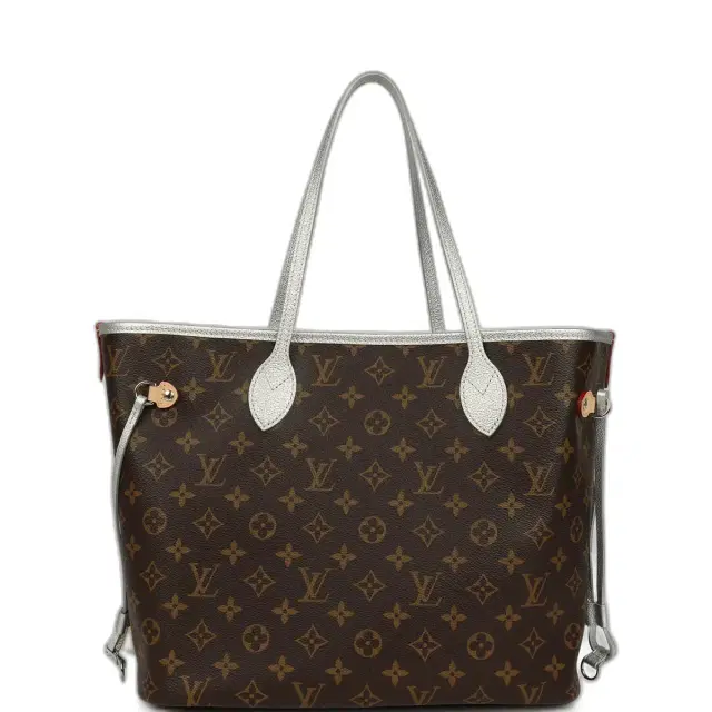 Louis Vuitton "57th Street NYC" Neverfull Inside Out MM Brown and Silver Monogram Silver Hardware Louis Vuitton "57th Street NYC" Neverfull Inside Out MM Brown and Silver Monogram Silver Hardware