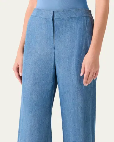 Akris punto Marlon Eyelet Cuffed Straight-Leg Ankle Pants | Thumbnail 5 Akris punto Marlon Eyelet Cuffed Straight-Leg Ankle Pants | Thumbnail 5