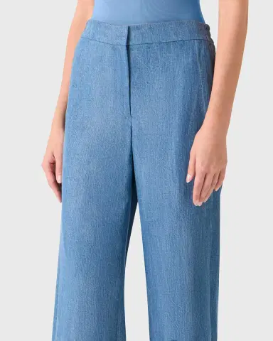 Akris punto Marlon Eyelet Cuffed Straight-Leg Ankle Pants | Thumbnail 9 Akris punto Marlon Eyelet Cuffed Straight-Leg Ankle Pants | Thumbnail 9
