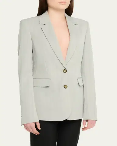 Stella McCartney Single-Breasted Regular Jacket | Thumbnail 4 Stella McCartney Single-Breasted Regular Jacket | Thumbnail 4