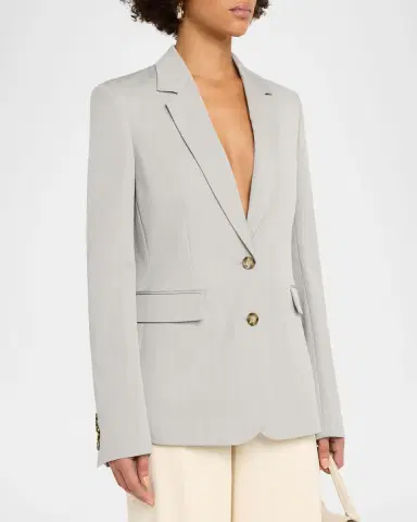 Stella McCartney Single-Breasted Regular Jacket | Thumbnail 8 Stella McCartney Single-Breasted Regular Jacket | Thumbnail 8