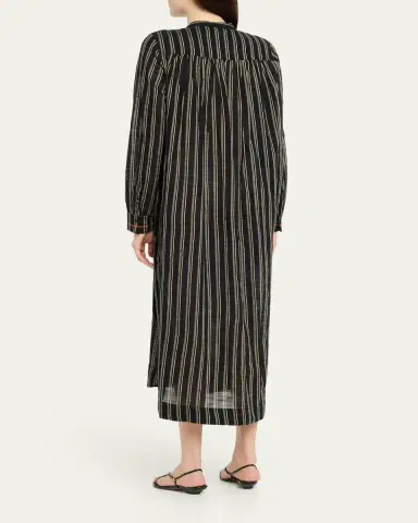 Ulla Johnson Brita Striped Cotton Tunic Coverup | Thumbnail 3 Ulla Johnson Brita Striped Cotton Tunic Coverup | Thumbnail 3