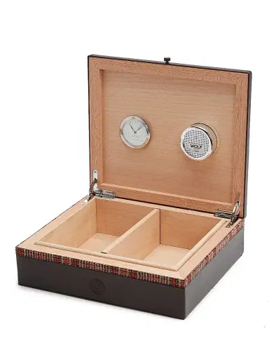 Wolf WM x Brown Humidor Cigar Box - Brown | Thumbnail 2 Wolf WM x Brown Humidor Cigar Box - Brown | Thumbnail 2