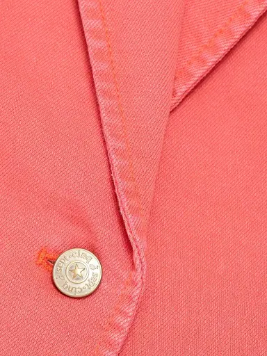 Cinq à Sept Women's Le Petit Khloe Denim Single-Breasted Blazer - Bisou | Thumbnail 7 Cinq à Sept Women's Le Petit Khloe Denim Single-Breasted Blazer - Bisou | Thumbnail 7