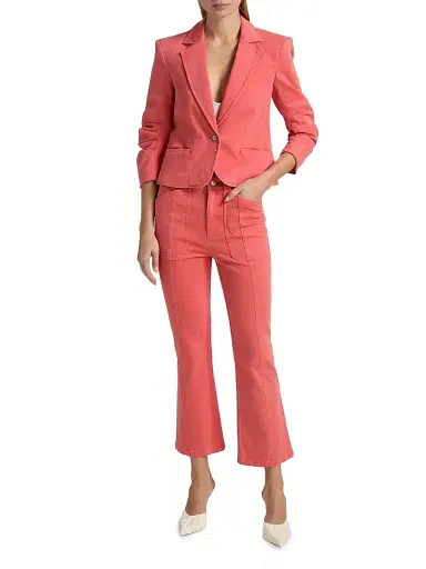 Cinq à Sept Women's Wallace Bootcut Crop Jeans - Bisou | Thumbnail 2 Cinq à Sept Women's Wallace Bootcut Crop Jeans - Bisou | Thumbnail 2