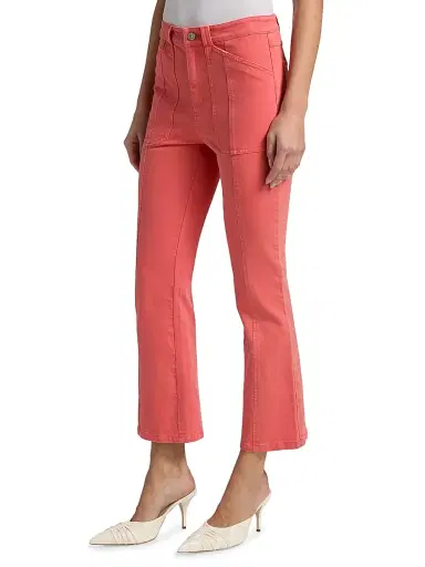 Cinq à Sept Women's Wallace Bootcut Crop Jeans - Bisou | Thumbnail 4 Cinq à Sept Women's Wallace Bootcut Crop Jeans - Bisou | Thumbnail 4