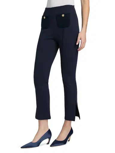 Cinq à Sept Women's Paulette Crop Pants - Navy | Thumbnail 4 Cinq à Sept Women's Paulette Crop Pants - Navy | Thumbnail 4