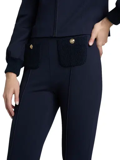 Cinq à Sept Women's Paulette Crop Pants - Navy | Thumbnail 6 Cinq à Sept Women's Paulette Crop Pants - Navy | Thumbnail 6