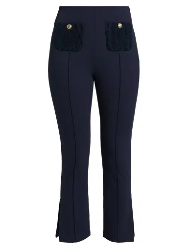 Cinq à Sept Women's Paulette Crop Pants - Navy | Thumbnail 1 Cinq à Sept Women's Paulette Crop Pants - Navy | Thumbnail 1