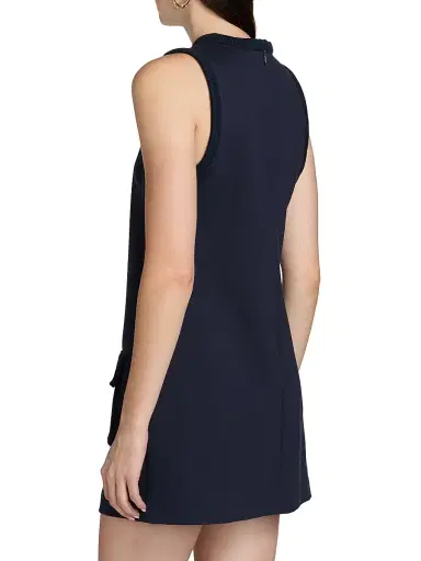 Cinq à Sept Women's Paulette Sleeveless Sheath Minidress - Navy | Thumbnail 5 Cinq à Sept Women's Paulette Sleeveless Sheath Minidress - Navy | Thumbnail 5