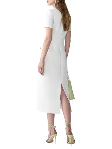 Carolina Herrera Women's Floral Sheath Midi-Dress | Thumbnail 3 Carolina Herrera Women's Floral Sheath Midi-Dress | Thumbnail 3