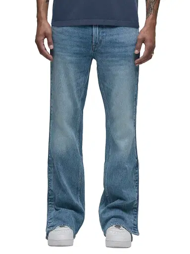 Hudson Jeans Men's Walker Track Kick Flare Jeans - Henderson | Thumbnail 4 Hudson Jeans Men's Walker Track Kick Flare Jeans - Henderson | Thumbnail 4