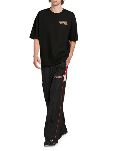 Amiri Men's Sport Appliqué Track Pants - Black | Thumbnail 2 Amiri Men's Sport Appliqué Track Pants - Black | Thumbnail 2