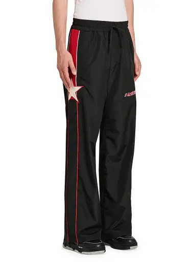 Amiri Men's Sport Appliqué Track Pants - Black | Thumbnail 4 Amiri Men's Sport Appliqué Track Pants - Black | Thumbnail 4