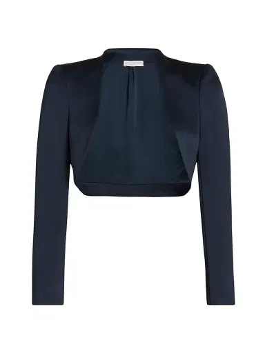 Ramy Brook Women's Gia Open-Front Capelet - Navy | Thumbnail 1 Ramy Brook Women's Gia Open-Front Capelet - Navy | Thumbnail 1