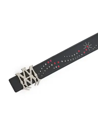 Amiri Men's MA Studded Leather Belt - Black | Thumbnail 3 Amiri Men's MA Studded Leather Belt - Black | Thumbnail 3