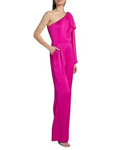 Ramy Brook Women's Genny One-Shoulder Jumpsuit | Thumbnail 4 Ramy Brook Women's Genny One-Shoulder Jumpsuit | Thumbnail 4