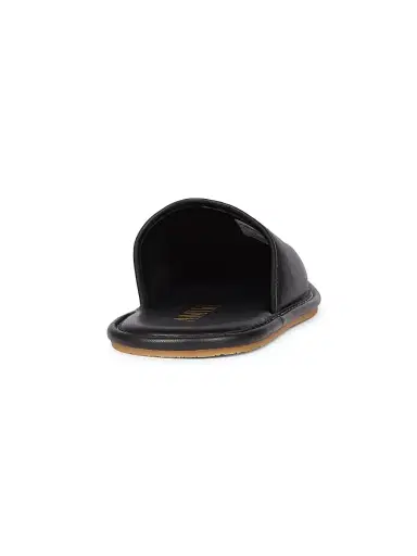 Amiri Men's MA Logo Embossed Leather Mules - Black | Thumbnail 3 Amiri Men's MA Logo Embossed Leather Mules - Black | Thumbnail 3