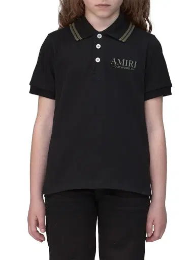 AMIRI Little Boy's & Boy's Bones Polo Shirt | Thumbnail 1 AMIRI Little Boy's & Boy's Bones Polo Shirt | Thumbnail 1