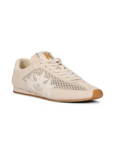 AMIRI Women's Pacific Flat Suede & Mesh Low-Top Sneakers - Alabaster - Size 5 | Thumbnail 2 AMIRI Women's Pacific Flat Suede & Mesh Low-Top Sneakers - Alabaster - Size 5 | Thumbnail 2