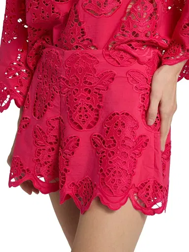 Cara Cara Women's Trish Eyelet Shorts - Azalea Eyelet | Thumbnail 6 Cara Cara Women's Trish Eyelet Shorts - Azalea Eyelet | Thumbnail 6