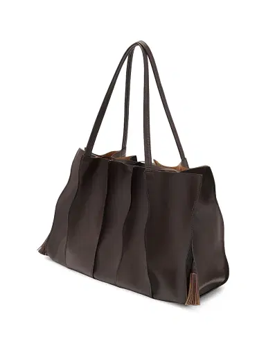 Ulla Johnson Women's Adria Leather Tote Bag - Wenge | Thumbnail 2 Ulla Johnson Women's Adria Leather Tote Bag - Wenge | Thumbnail 2