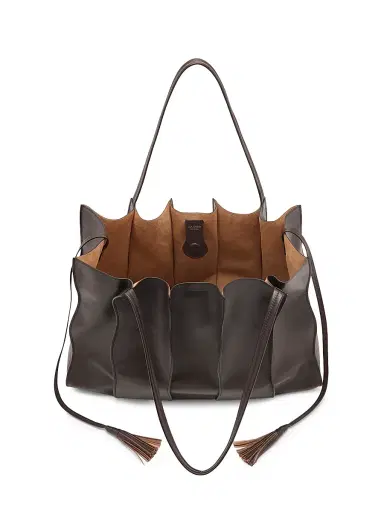 Ulla Johnson Women's Adria Leather Tote Bag - Wenge | Thumbnail 3 Ulla Johnson Women's Adria Leather Tote Bag - Wenge | Thumbnail 3