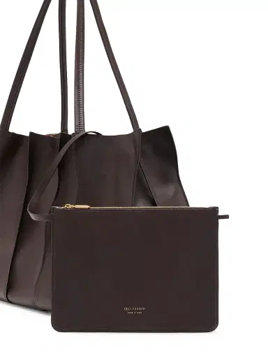 Ulla Johnson Women's Adria Leather Tote Bag - Wenge | Thumbnail 4 Ulla Johnson Women's Adria Leather Tote Bag - Wenge | Thumbnail 4
