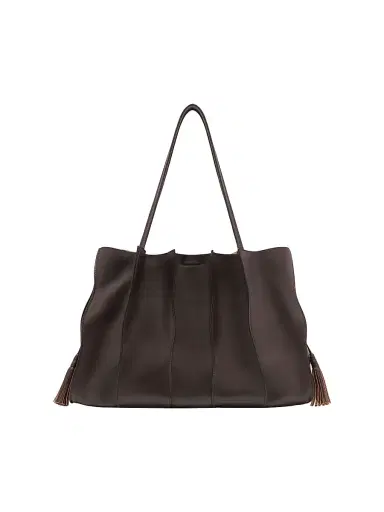 Ulla Johnson Women's Adria Leather Tote Bag - Wenge | Thumbnail 1 Ulla Johnson Women's Adria Leather Tote Bag - Wenge | Thumbnail 1