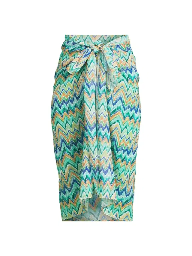 Women's Chevron Knot Sarong - Tropical Multi Women's Chevron Knot Sarong - Tropical Multi