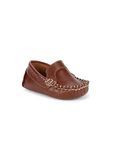 Elephantito Baby's Leather Moccasins - Natural 4 (Baby) | Thumbnail 1 Elephantito Baby's Leather Moccasins - Natural 4 (Baby) | Thumbnail 1