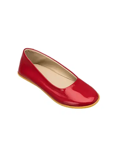Elephantito Little Girl's & Girl's Bare Patent Leather Ballerina Flats - Red 5 (Child) | Thumbnail 1 Elephantito Little Girl's & Girl's Bare Patent Leather Ballerina Flats - Red 5 (Child) | Thumbnail 1